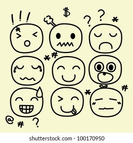 doodle face