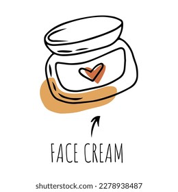 Crema facial Doodle, autocuidado