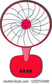 Doodle a fan simple style