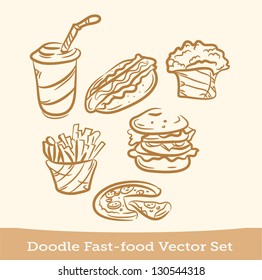 doodle fast food set