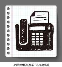 Doodle Fax machine