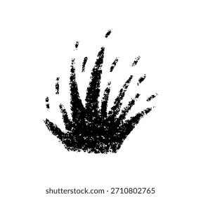 Fogo de rabiscar em estilo lápis de cera. Chama desenhada à mão com textura grunge. Elemento de design de carvão para colagens divertidas, adesivos. Crayon doodle fogo preto. Ilustração a lápis vetorial isolada sobre fundo branco.
