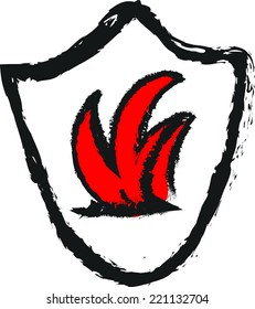 doodle firewall icon