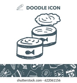 doodle fish can