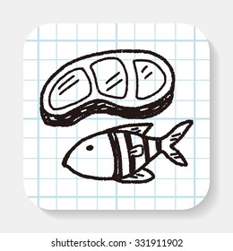 doodle fish meat