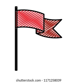 doodle flag party decoration event celebration