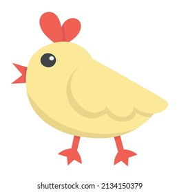 doodle flat clipart cute little chick