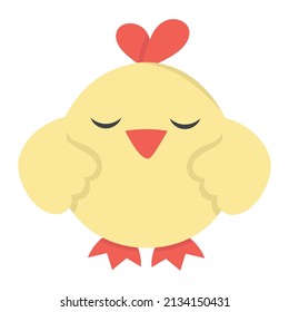 doodle flat clipart cute little chick