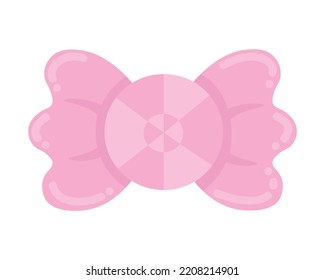 Doodle flach Clip Art. Kleine Süßwarenverpackung. Alle Objekte werden neu gestrichen.