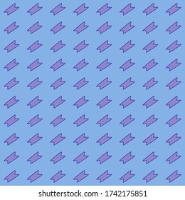 Doodle flat style seamless pattern vector.