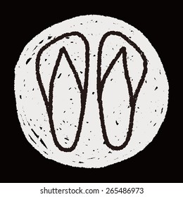 doodle flip flop