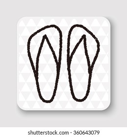 doodle flip flop