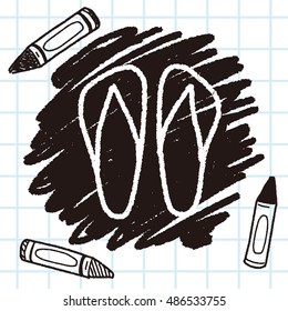 doodle flip flop