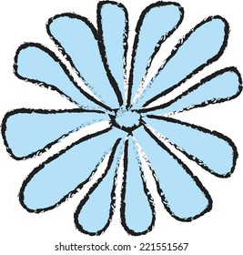 doodle floral