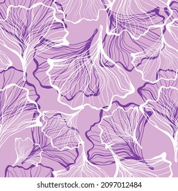 Decoración floral sin fisuras en colores de moda. Ilustración vectorial.
