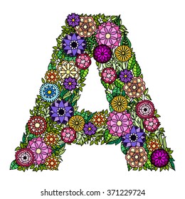 Illustration Bag Pattern Made Flower Shapes Stock Illustration 56511922