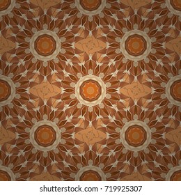 Doodle flowers and branches, herbs and flowers. Hand drawn. Vector illustration. Beautiful fabric pattern.