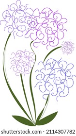 flores de doodle de fondo blanco