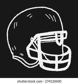 Doodle Football  Helmet