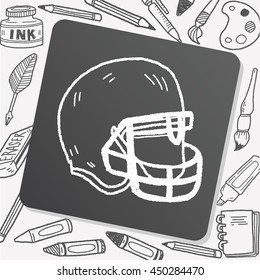 Doodle Football  Helmet