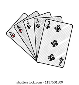 doodle four of a kind casino card game