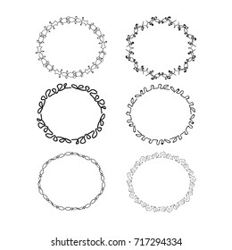doodle frame hand drawn for design vector eps.10