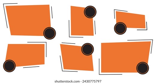 Doodle marco cuadro de texto y fondo en estilo dibujado a mano.


