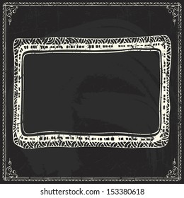 doodle frames and design elements line classical vegetation nails hand texture isolated border drawn mark ornate ornament vintage science traditional whirl flag worth value crease blackboard thumb pur