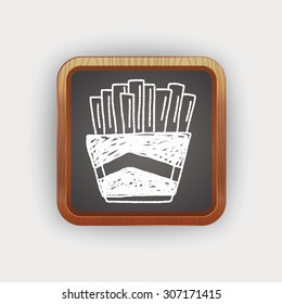 Doodle French fries