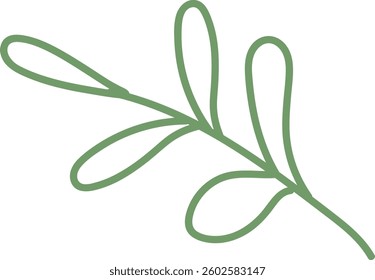 Doodle Fresh Herbs Vector Illustration
