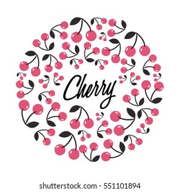 Doodle Fruit on White Background  : Vector Illustration