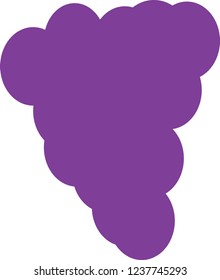 doodle fruit simple style Grape