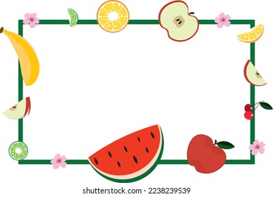 Doodle fruits. Natural tropical fruit, doodles citrus orange and vitamin lemon. Vegan kitchen apple hand drawn vector illustration