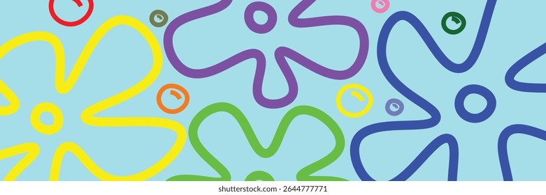 Doodle fun kid backgrounds. Childish cool geometric design useful for fabric