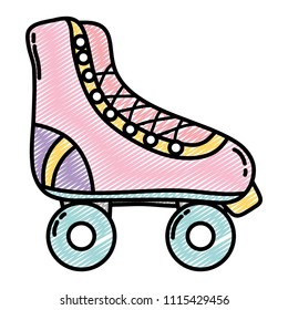 doodle fun roller skate shoes style