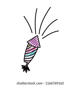doodle funny firework object t festival celebration