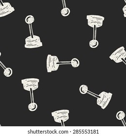 doodle game controller seamless pattern background