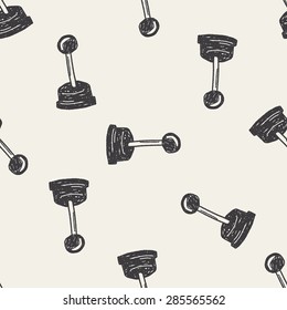doodle game controller seamless pattern background