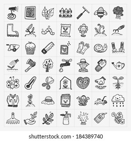 Doodle Gardening Icons