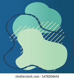 Doodle geometric background. Template for the design of a logo, flyer or presentation. Vector illustration.