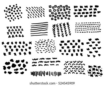 Forma geométrica del perro y vector de ilustración textil