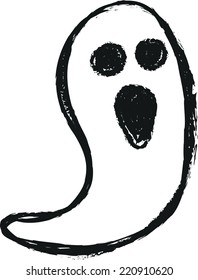 doodle ghost, Halloween