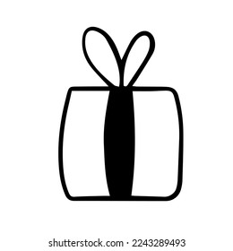 Regalo de Doodle con arco