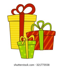 Doodle gift boxes for Your design