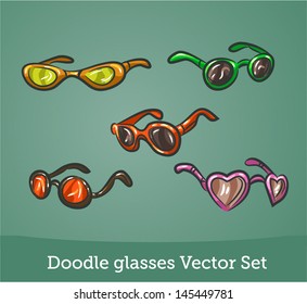 Doodle glasses set