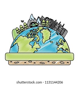 doodle global ecology conservation and planet protection