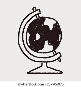 doodle globe