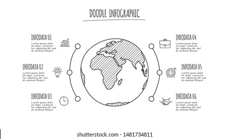 地球 手書き のイラスト素材 画像 ベクター画像 Shutterstock