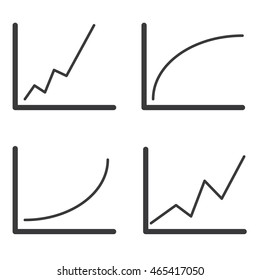doodle graph sketching vector illustration