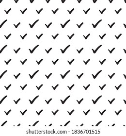 Grasa Doodle. Patrón blanco y negro sin costuras. Colección de dibujos a mano. Ilustración vectorial.